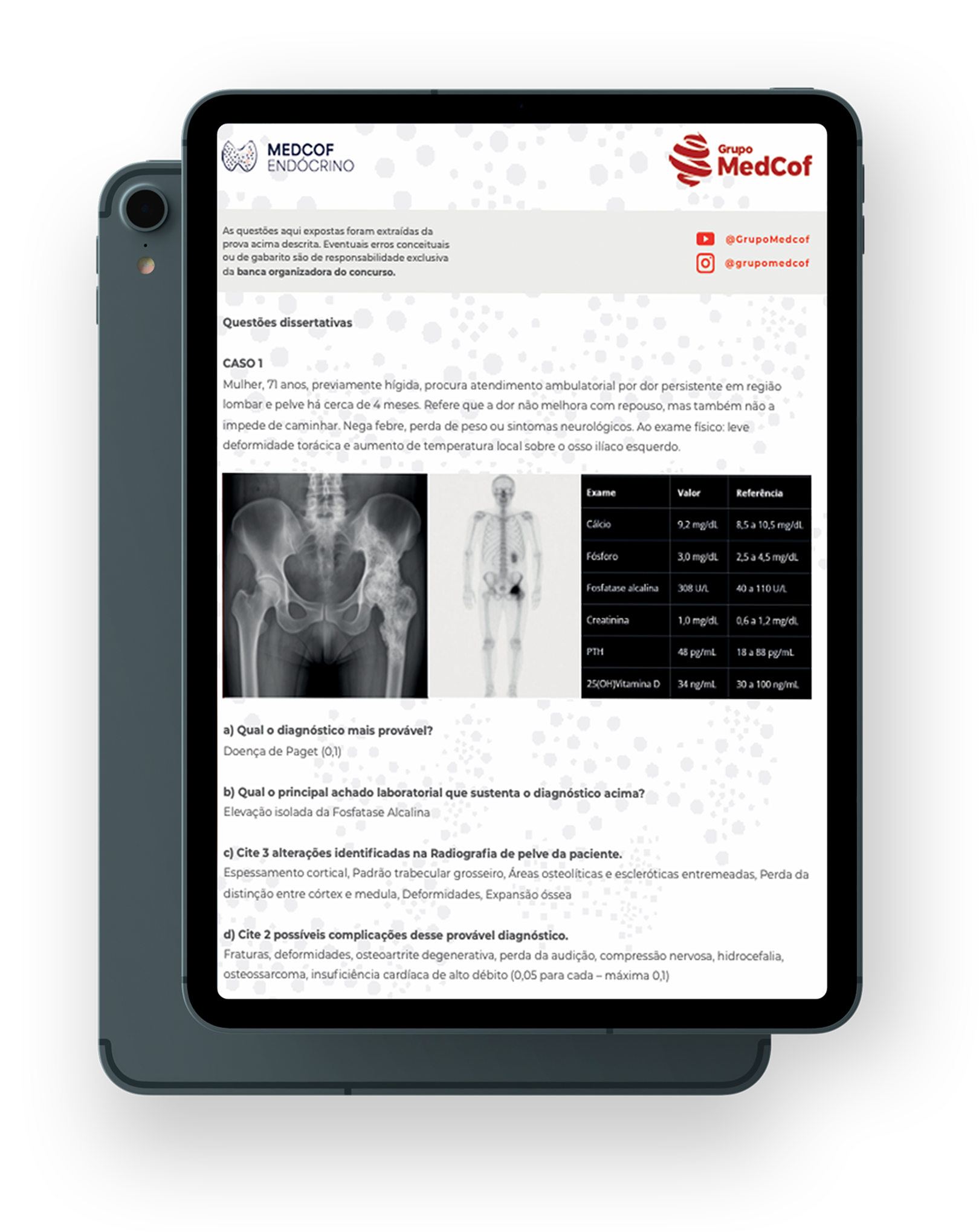 Médico ou estudante de medicina focado nos estudos